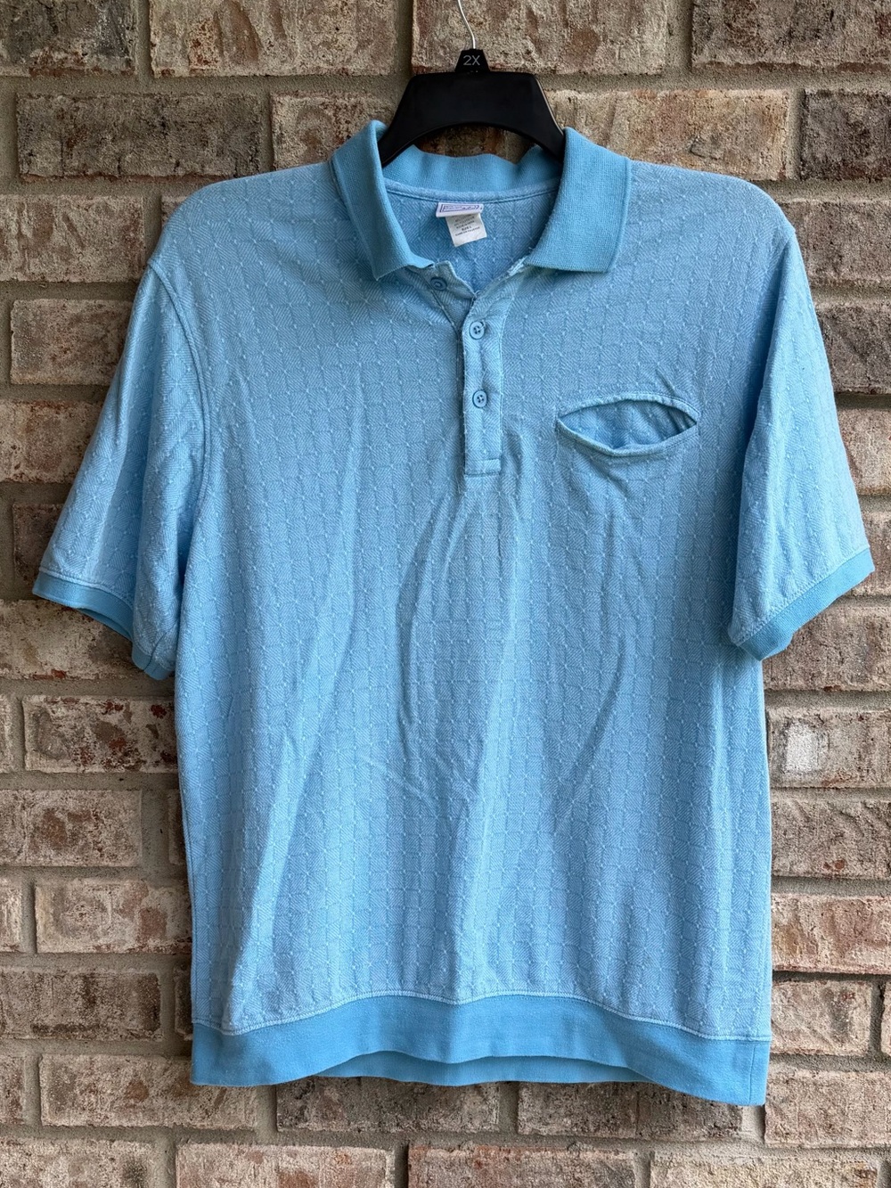 🍒💣 Vintage casual Joe seer sucker style polo